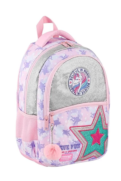 Muggle Mu-9029 Star Koleksiyonu İlkokul Çantası + Beslenme Çantası + - 4