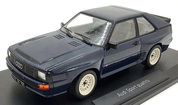 Norev 188314 1985 Audi Sport Quattro 1:18 Koyu Mavi Model Araba