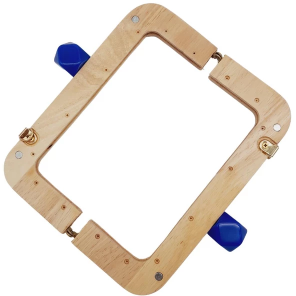 Angel Çanta Aksesuar 20 cm Açık Renk Ahşap Burs Mavi Renk Toplu - Resim 4