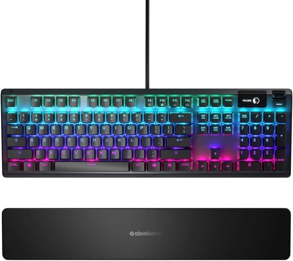 SteelSeries Apex 5 Hibrit RGB Blue Switch Kablolu Mekanik Oyuncu Klavyesi Teşhir - Resim 9
