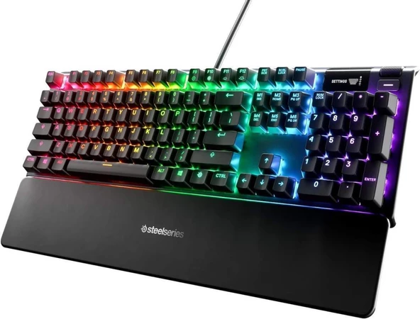 SteelSeries Apex 5 Hibrit RGB Blue Switch Kablolu Mekanik Oyuncu Klavyesi Teşhir ürün görseli 1