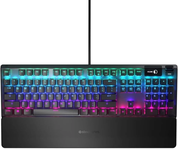 SteelSeries Apex 5 Hibrit RGB Blue Switch Kablolu Mekanik Oyuncu Klavyesi Teşhir - Resim 12