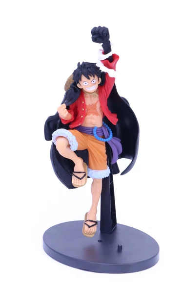 One Piece Luffy Punching Haki Pose Anime Figür