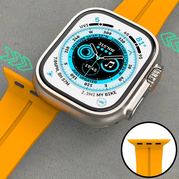 Apple Watch 41mm Kr412 Elegance Stylısh Kordon - 6