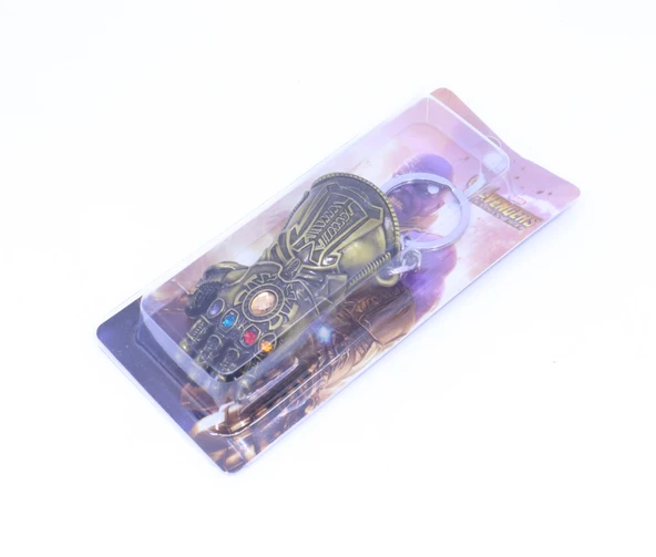 Avengers Thanos'un Eli Metal Açacak/Anahtarlık - Sarı - Resim 5