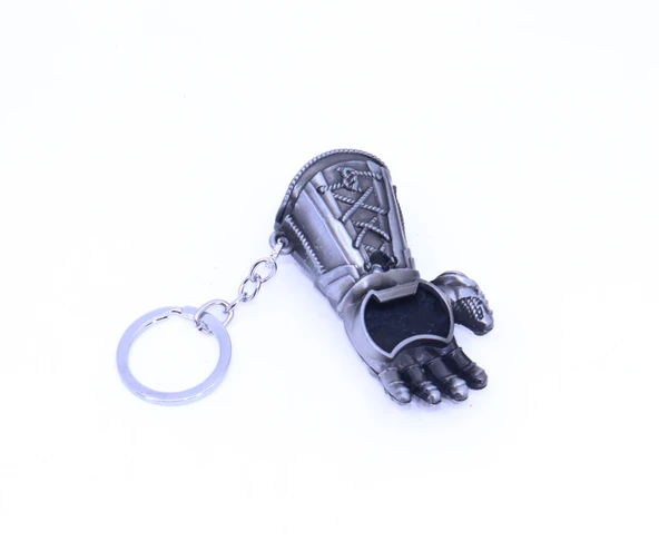 Avengers Thanos'un Eli Metal Açacak/Anahtarlık - Gri - 2