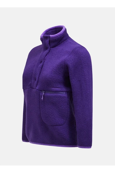 Peak Performance G78130120 W Fleece Snap T-Neck Kadın Polar - 3