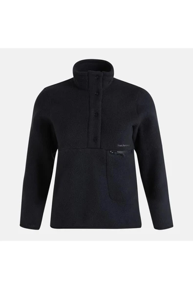 Peak Performance G78130100 W Fleece Snap T-Neck Kadın Polar - 1