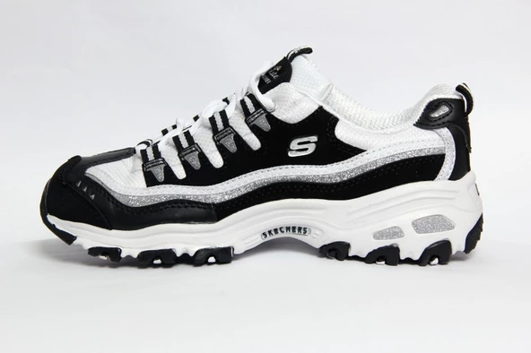 Skechers D'lites-New Retro 'Black White Silver