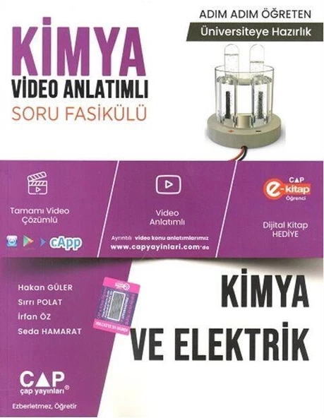 Kimya Kimya ve Elektrik Konu Anlatımlı Soru Bankası Çap Yayınları