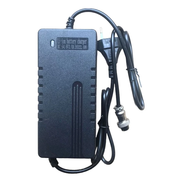 Elektrikli Scooter 3 Pimli Onvo Hızlı Şarj Adaptörü 54.6V 3A - 3