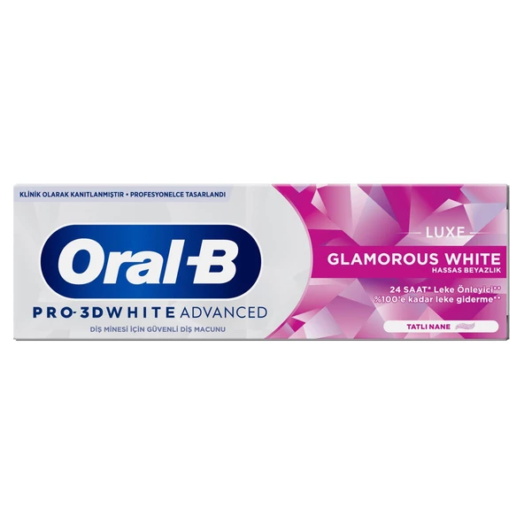Oral B Diş Macunu Glamorous Whıte 75 Ml