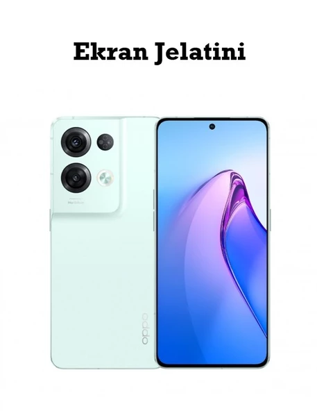 Oppo Reno 8 Pro Uyumlu Ön Body Şeffaf Ultra Ekran Koruyucu Nano Jelatin