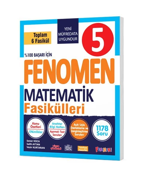 Fenomen 5. Sınıf Matematik Konu Özetli Soru Bankası Fasikülleri 6 Fasikül