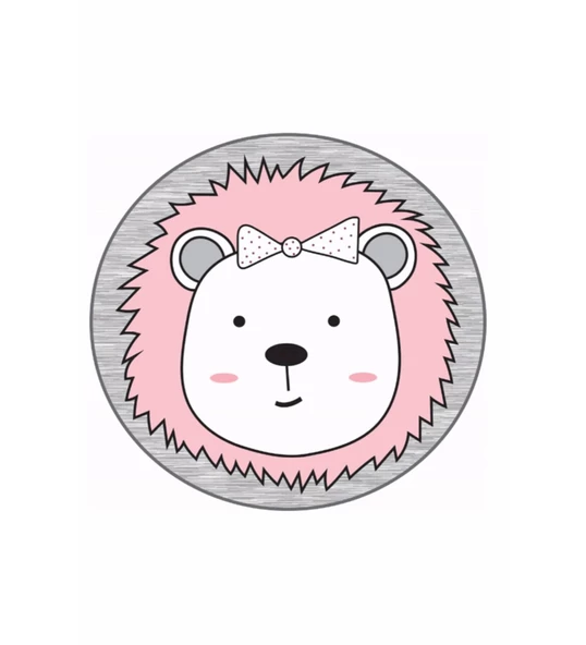 Safemom Oyun Matı 90x90 cm - Pembe Ayıcık