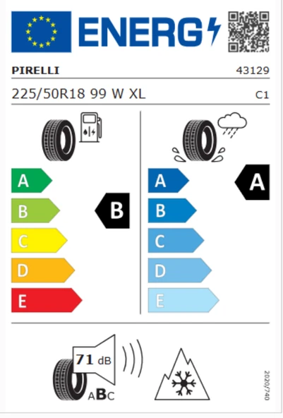 Pirelli Cinturato All Season SF3 225/50R18 99W XL M+S 3PMSF Oto 4 Mevsim Lastiği (Üretim Yılı: 2024) 4lü Set (4 Adet set olarak satılır) - Resim 3