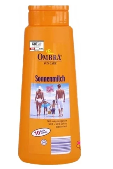 OMBRA Alman Güneş Kremi 10 Basis - Sun Care Sonnenmilch Güneş Sütü (500 Ml)