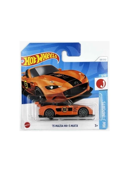 Hot Wheels Tekli Arabalar '15 Mazda Mx-5 Miata (Turuncu) HTD22