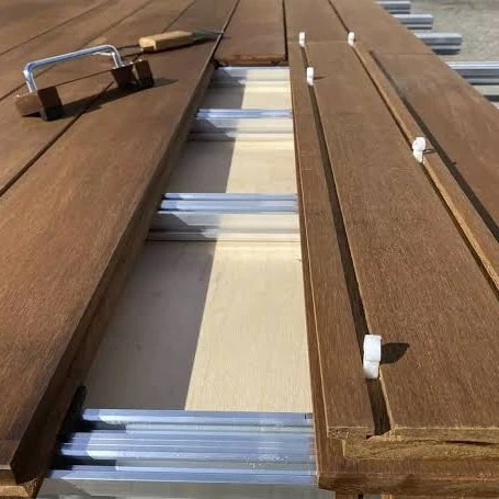 Exterpark Bamboo Ahşap Karo Ara Birleştirme Klipsli 500 Adet - 2