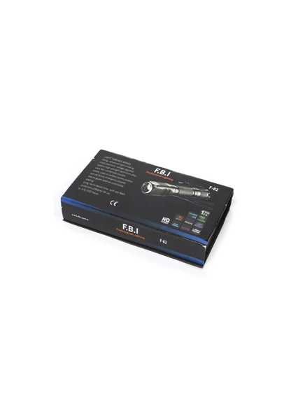 F.B.I F-82 T6 Led Zoomlu 2000 LM Yüksek Işık Şarjlı El Feneri - Resim 6