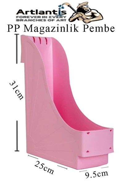 Plastik Magazinlik 1 Adet Plastik Kutu Klasörü Magazinlik A4 Dosya ve Masa Düzenleyici Sınıf Ev Ofis - 8