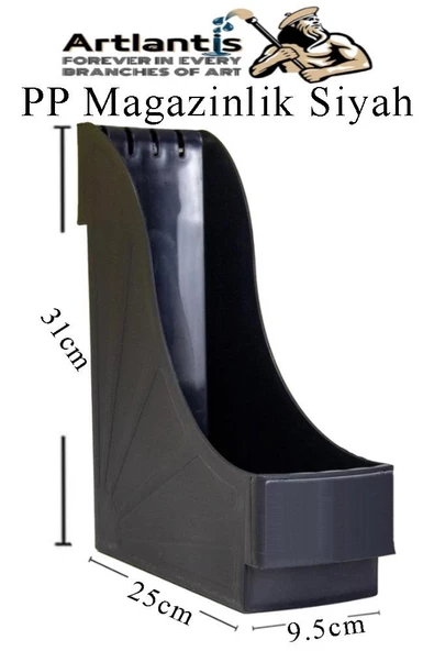 Plastik Magazinlik 1 Adet Plastik Kutu Klasörü Magazinlik A4 Dosya ve Masa Düzenleyici Sınıf Ev Ofis - 3