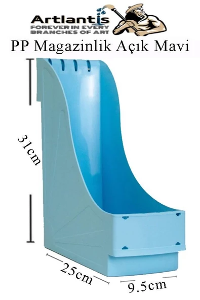Plastik Magazinlik 1 Adet Plastik Kutu Klasörü Magazinlik A4 Dosya ve Masa Düzenleyici Sınıf Ev Ofis - 4