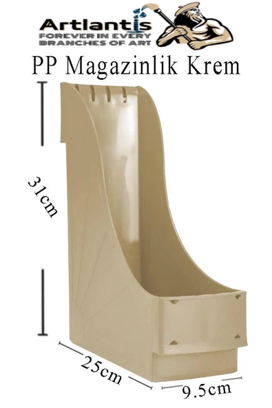 Plastik Magazinlik 1 Adet Plastik Kutu Klasörü Magazinlik A4 Dosya ve Masa Düzenleyici Sınıf Ev Ofis - 7