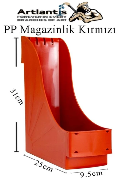 Plastik Magazinlik 1 Adet Plastik Kutu Klasörü Magazinlik A4 Dosya ve Masa Düzenleyici Sınıf Ev Ofis - 6