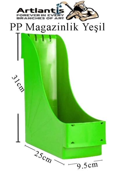 Plastik Magazinlik 1 Adet Plastik Kutu Klasörü Magazinlik A4 Dosya ve Masa Düzenleyici Sınıf Ev Ofis - 9