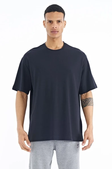 Tommy Life Erkek Lacivert 0 Yaka İnterlok T-shirt 88193
