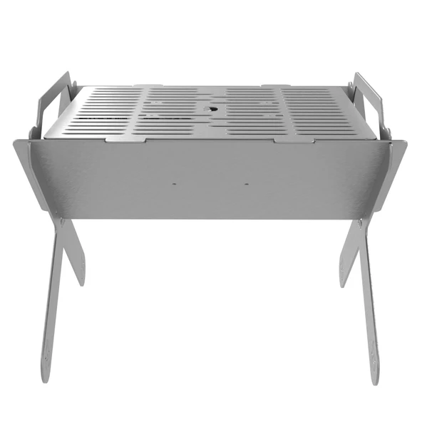 Kamp Ayısı® X-Mangal™: Çelik Mangal Katlanabilir Izgara Çantalı, Taşınabilir, Dayanıklı, Hızlı Kurulum - 11