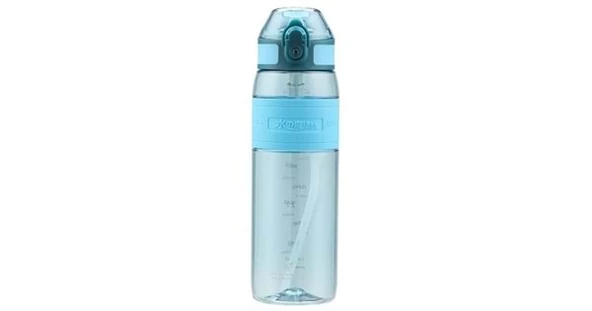 Uzspace 600ml Silikon Korumalı Tritan Matara Deep Sea Blue / 4106