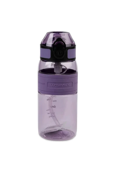 Uzspace 440ml Pipetli Tritan Matara Irish Purple / 4105