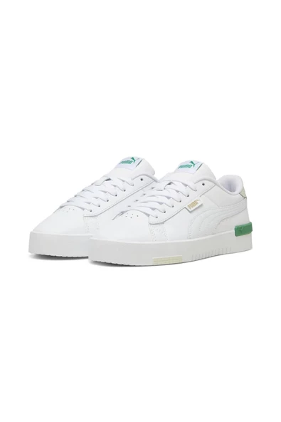 Puma 386401-25 Jada Renew-PUMA White-PUMA Gold-Archive Green