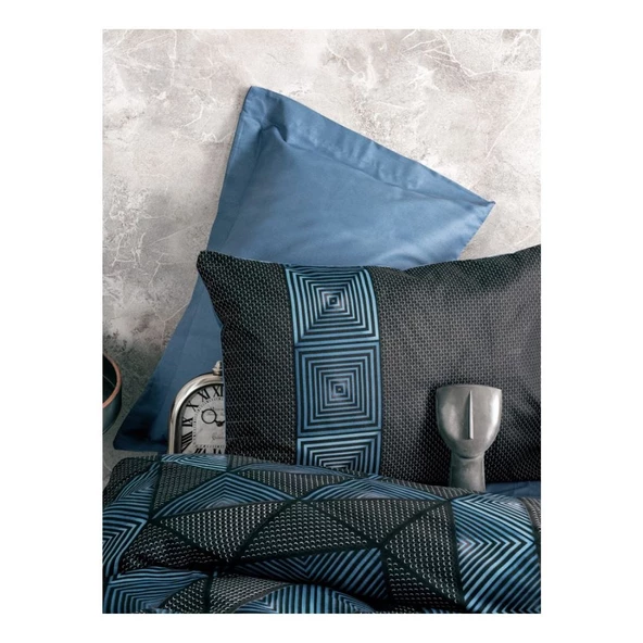 Cotton Box Dark Çift Kişilik Nevresim Takımı Armor Siyah - 2