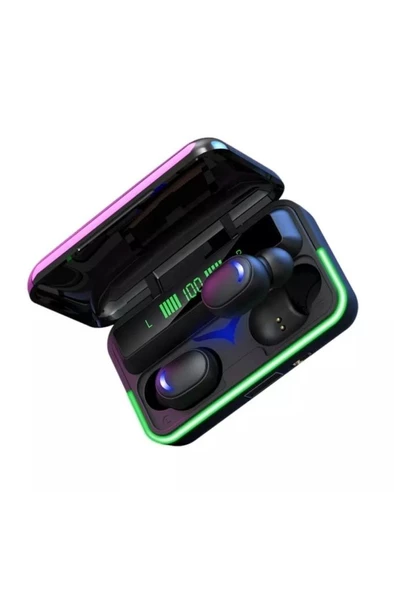 5.1 Bluetooth Kulaklık Dijital Göstergeli, Tüm Telefonlara, Tabletlere, Laptoplara Uyumlu, Mini sarj cihazı - Resim 3