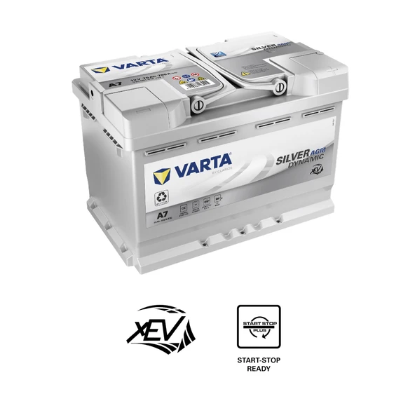 Varta E39 12V 70 Ah 760A AGM Start-Stop Silver Dynamic Akü (Üretim Yılı: 2024)