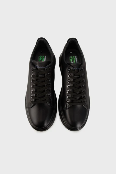 Marcomen 20032 Erkek Hakiki Deri Kalın Taban Sneaker Ayakkabı - 4