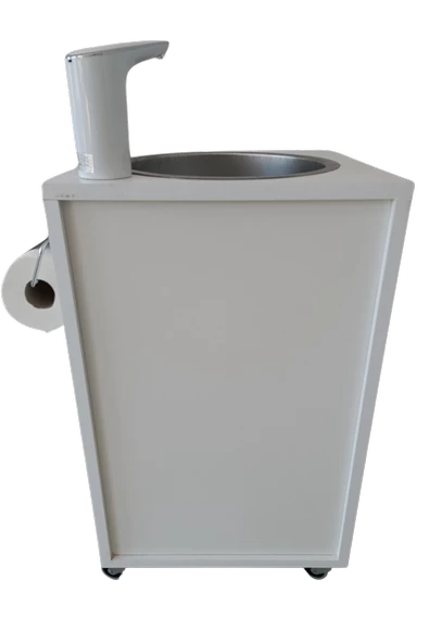MOBİL SEYYAR LAVABO KÜÇÜK BOY BEYAZ - 3