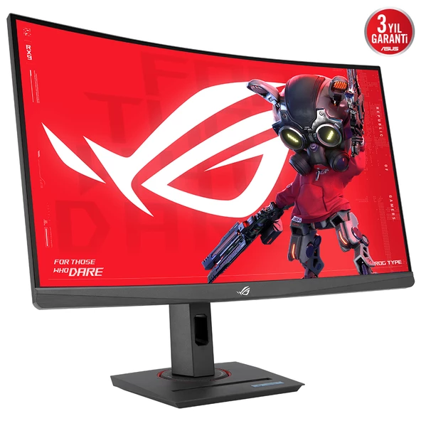 ASUS ROG STRIX XG27WCS 27" 1MS 180Hz QHD 2560x1440 DP/HDMI/TYPE-C VESA PIVOT IPS LED CURVED GAMING MONITOR - Resim 2