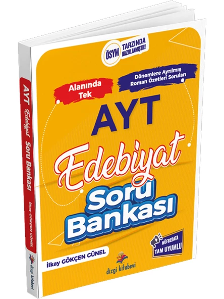 Dizgi Kitap AYT Edebiyat Soru Bankası İlkay Gökçen Günel