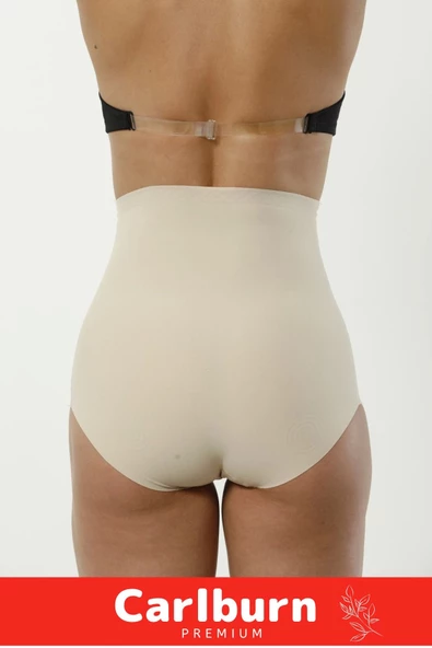 Sıkılaştırıcı Vücut Şekillendirici Toparlayıcı İz Göstermeyen Kaymayan Lazer Kesim Slip Korse - Resim 5