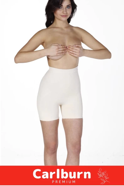 İz Göstermeyen Kaymaz Silikon Dikleştirici Şekillendirici Sıkılaştırıcı Toparlayıcı Mini Şort Korse - Resim 2