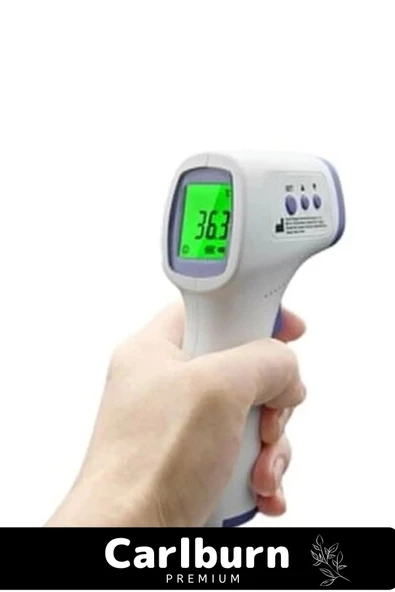 Premium Seri Kızılötesi Pilli Temassız Alın Boyun Bilek Hassas Ateş Ölçer Dijital Termometre - 2