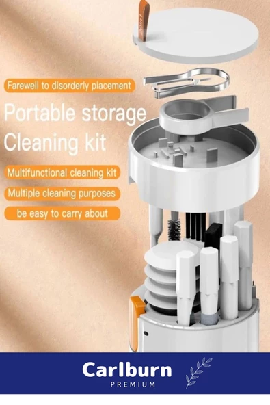 Gelişmiş Tasarımıyla Kulaklık Bilgisayar Telefon Tablet Kamera Elektronik Temizleme Kiti 20 in 1 - 5