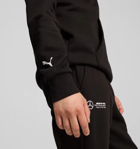 Puma 627345 Mercedes MAPF1 ESS Hoodie Erkek Kapüşonlu Sweatshirt - Resim 9