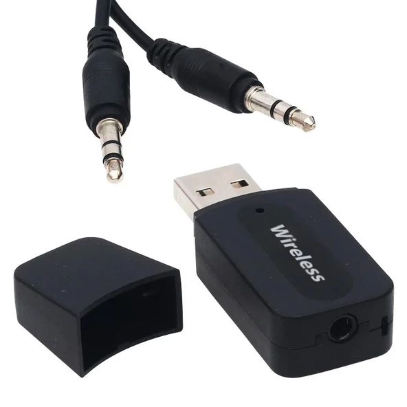 Ayt Pm-15152 Bluetooth Wireless To 3.55 Mm Jack Audio Ses Mp3 Alıcı Receiver Çevirici Adaptör - 2
