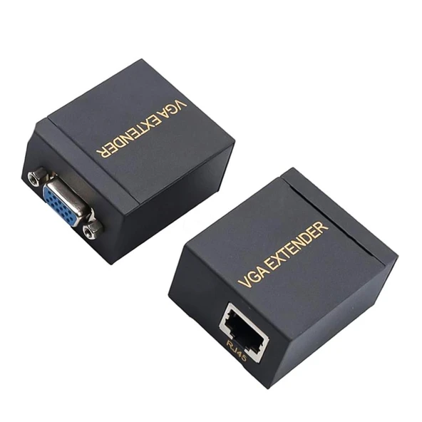 POWERMASTER PM-17297 VGA TO CAT5/CAT6 60 METRE VGA EXTENDER UZATICI - Resim 5