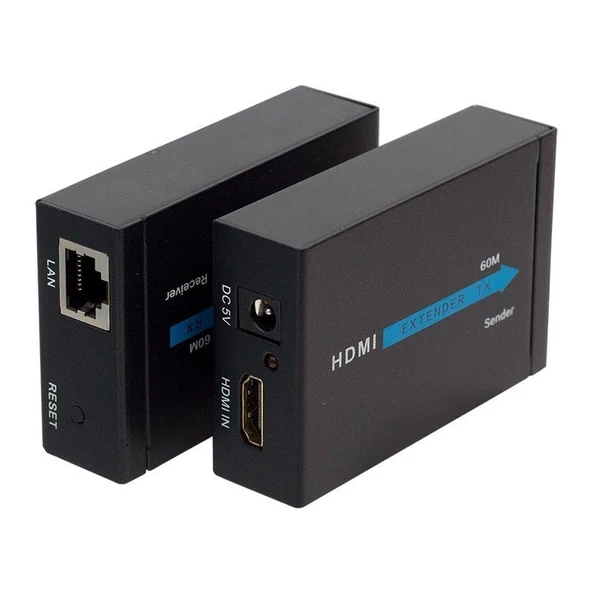 Powermaster PM-18232 HDMI To Cat5-Cat6 Extender 60 Metre Uzatıcı - 4